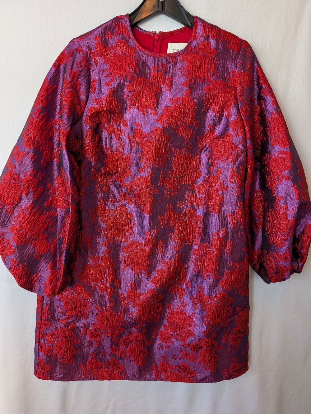 Tuckernuch Hyacinth House Floral Jacquard Mini Dress - Picture 3 of 12
